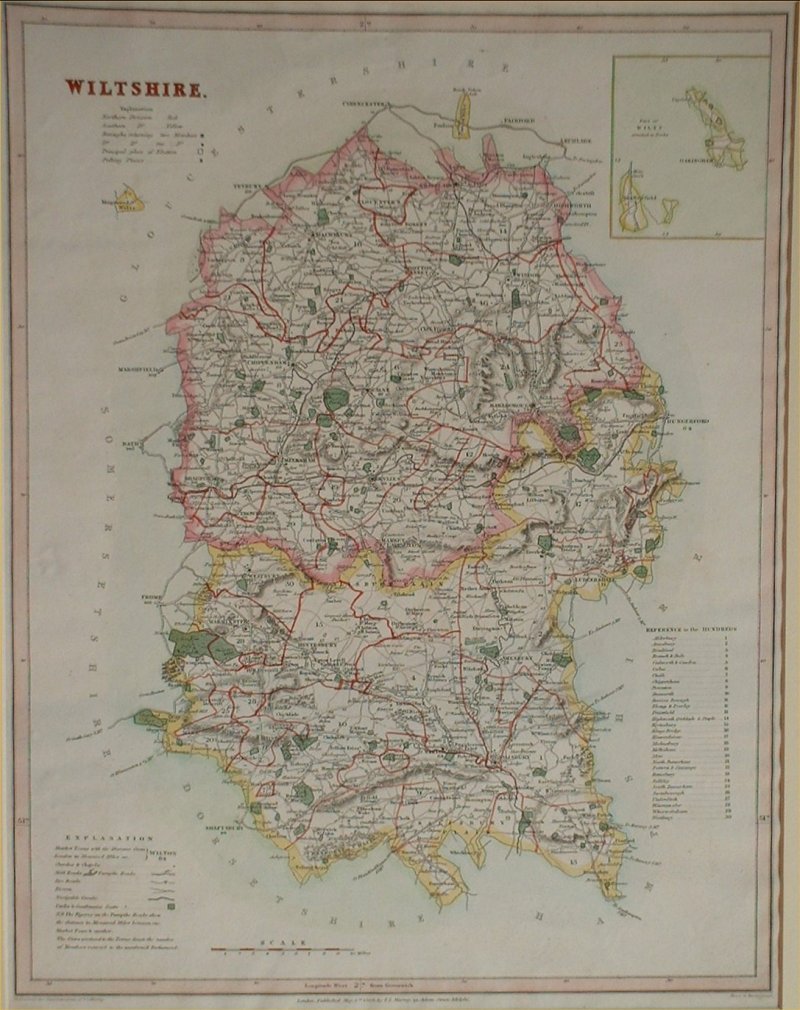 Map of Wiltshire - Murray